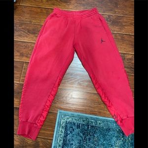 Men’s red Jordan sweats